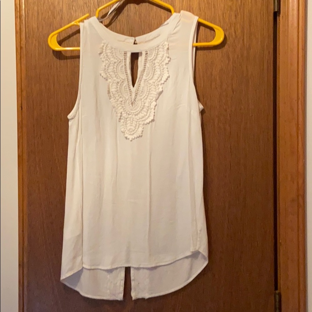 White lace blouse